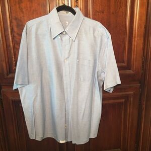 Duck Head button down Shirt Mens XL Short sleeves light Blue with Pocket